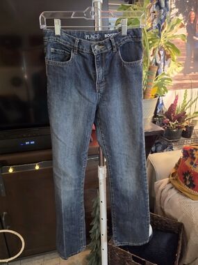 PLACE Bootcut Men's Dark Blue Jeans